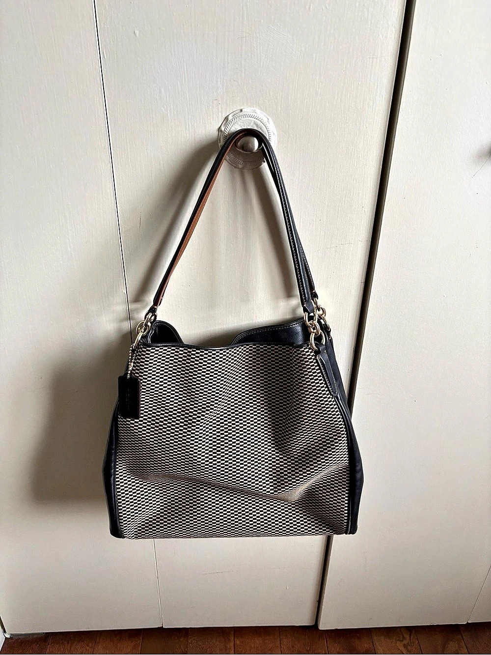Coach Hobo Bag in Black & Brown